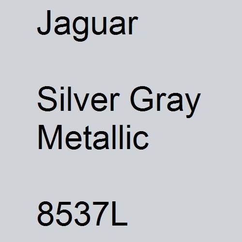 Jaguar, Silver Gray Metallic, 8537L.